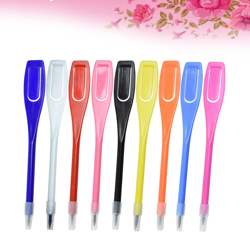 50pcs Plastic Record Marker Pen Clear Lead Writing Scoring Pen Scorer Pencil (Random Color) marking pen