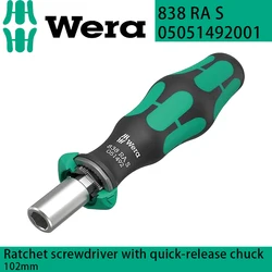 WERA 05051492001 Mini Ratchet Screwdriver with Quick-release Chuck 1/4