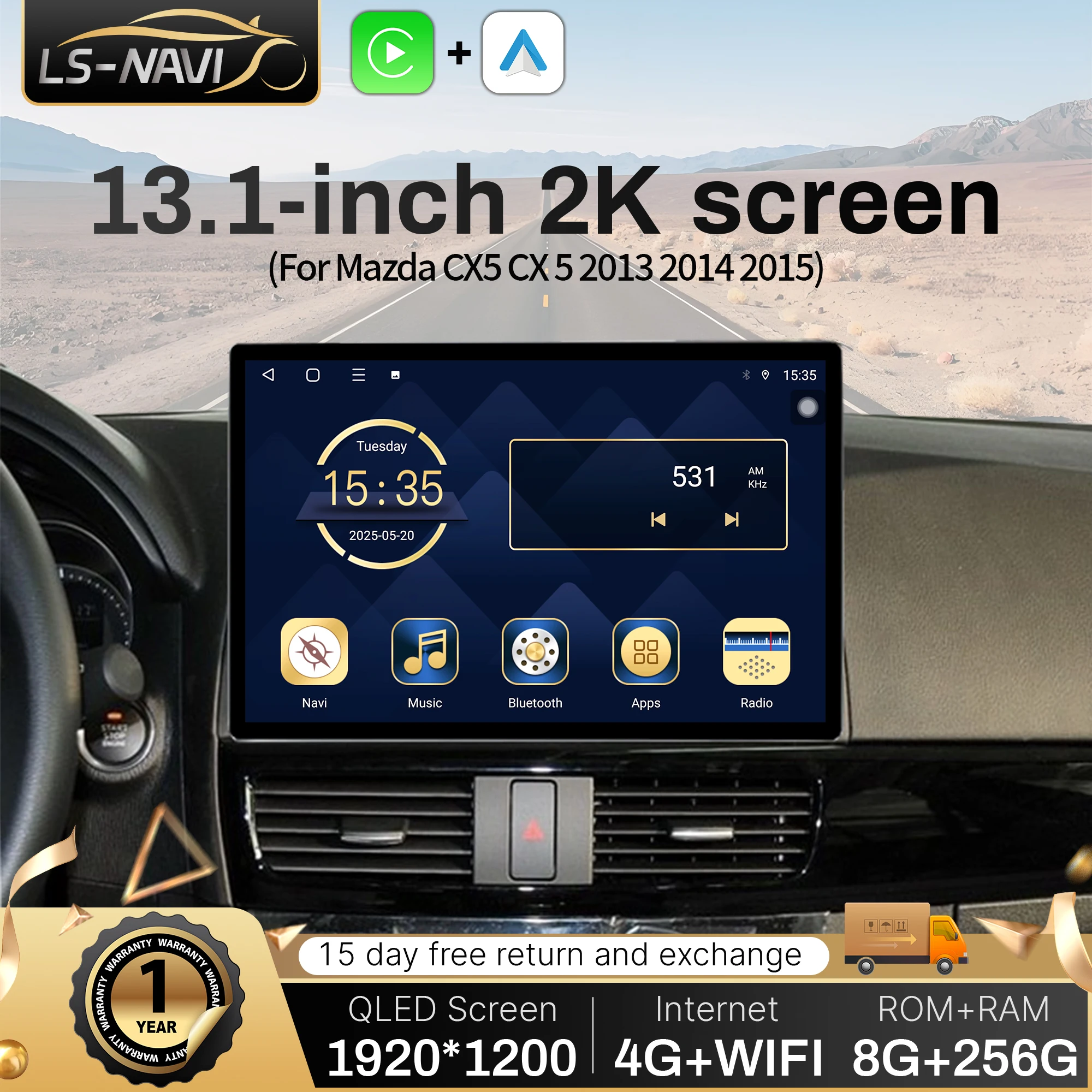 13.1 Inch For Mazda… - image