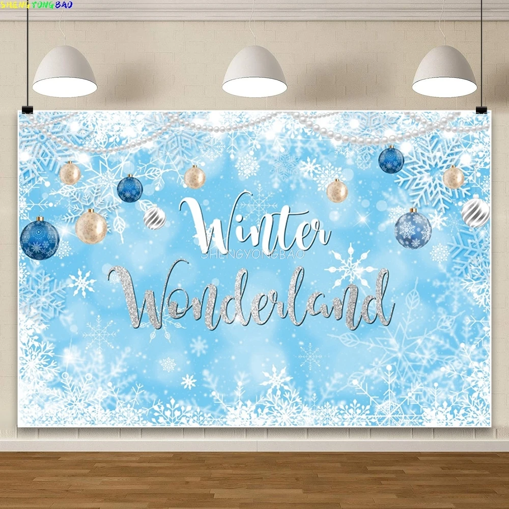 

Winter Christmas Photography Backdrop Green Wall Window Curtain Xmas Tree Kids Family Decor for Photo Studio Background SC-61