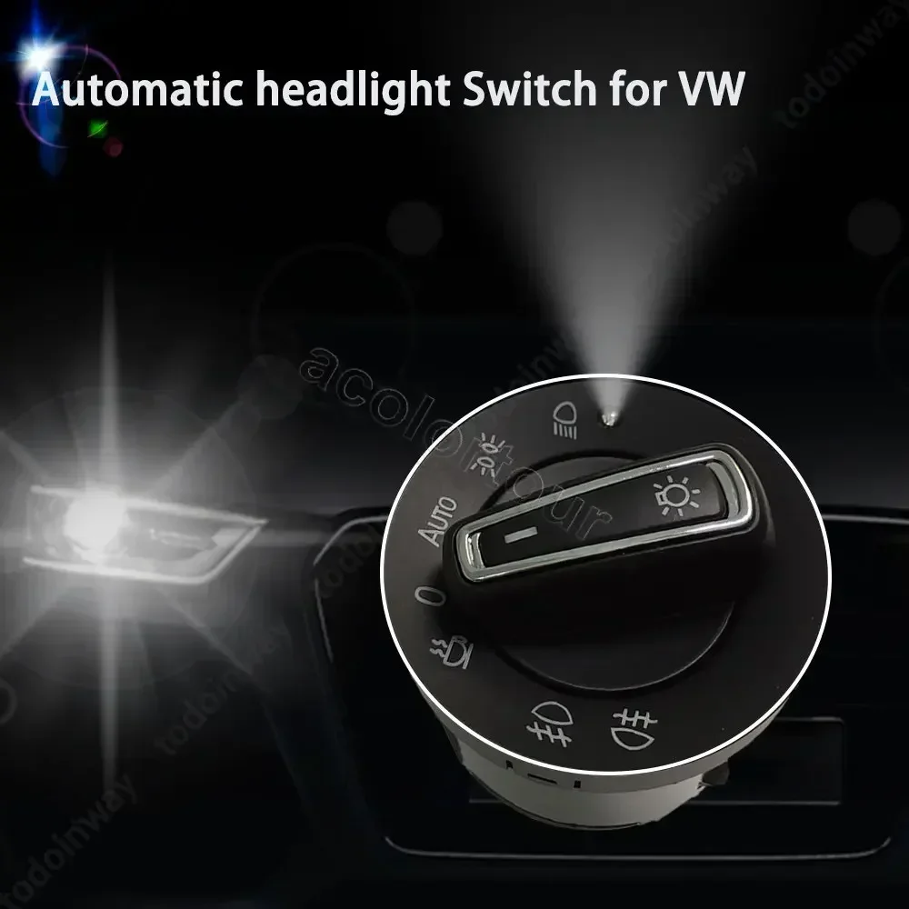 Auto Headlight Automatic Switch Light Sensor for VW Golf 7 6 5 MK6 Mk7 Jetta MK5 Tiguan MK1 MK2 Passat B6 B7 Tuning Polo Santana