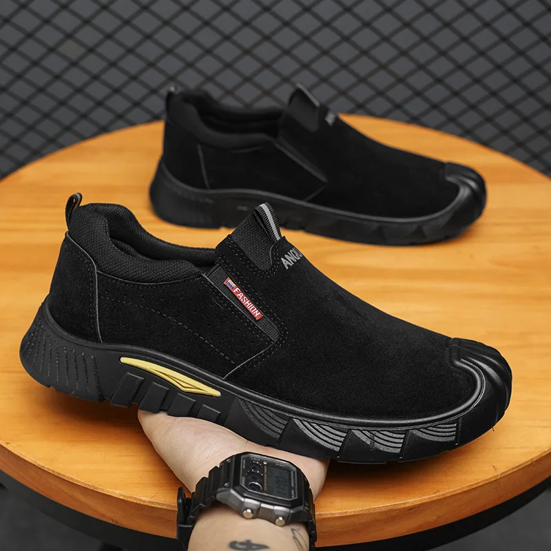 Men's safety shoes for spring and autumn 2026 breathable  versatile wear-resistant work shoes