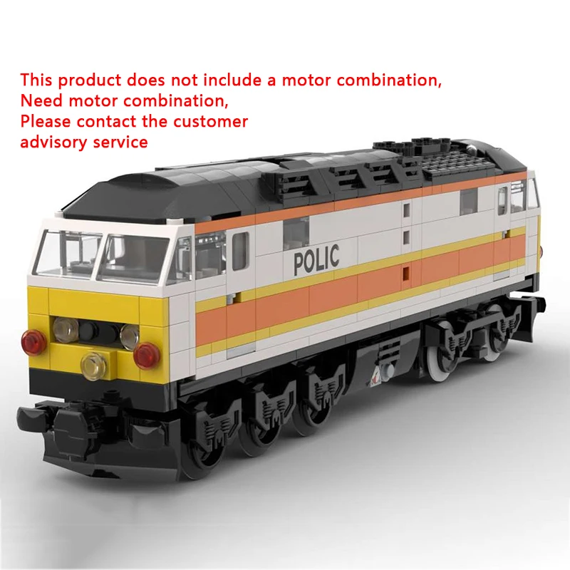 

City Car Model MOC Building Bricks Diesel Locomotive Modular Technology Children Holiday Gifts Assemble Toys Suit
