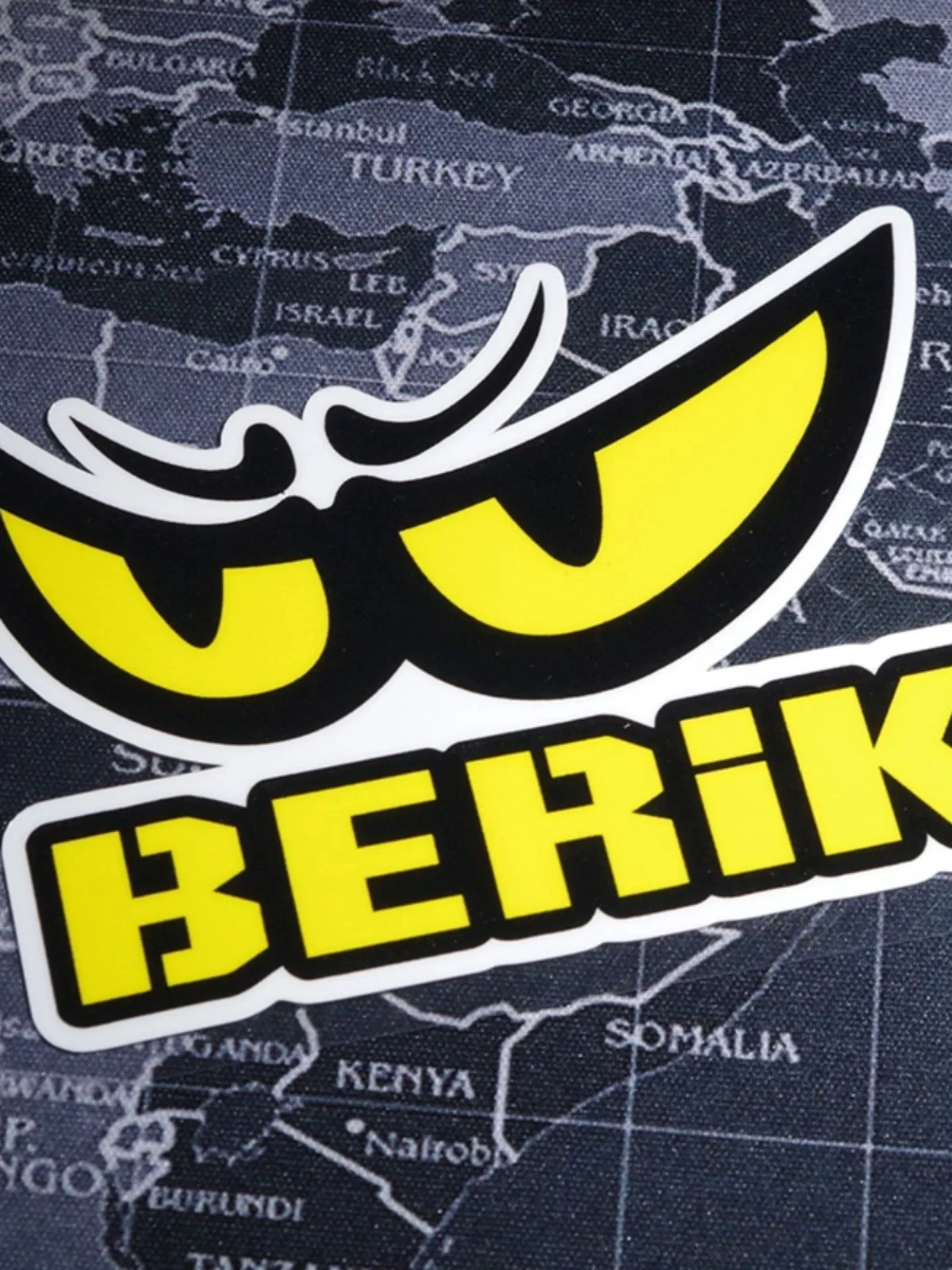 BERIK Motorcycle Decal Sticker Customized Modification Trend Reflective Decorative Scratch Repair Label for Vehicle Body