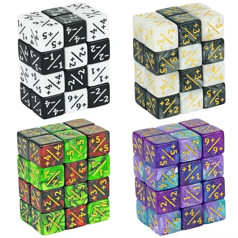 10PCS Six Sided Dice Set D6 Counters  Set of 10 Dice for Math Teaching Kid Arithmetic Toys Card Game Accessories