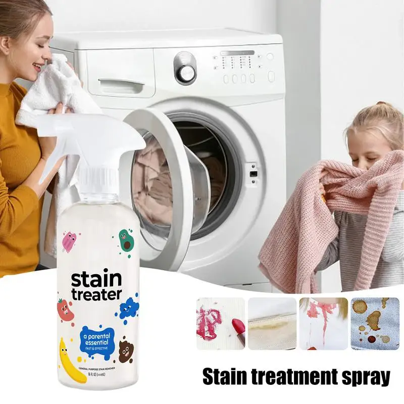 300ml Laundry Spray Stain Remover Effective Portable Stain Treater Spray Spots Removal Fabric Laundry Spray For Raw Eggs