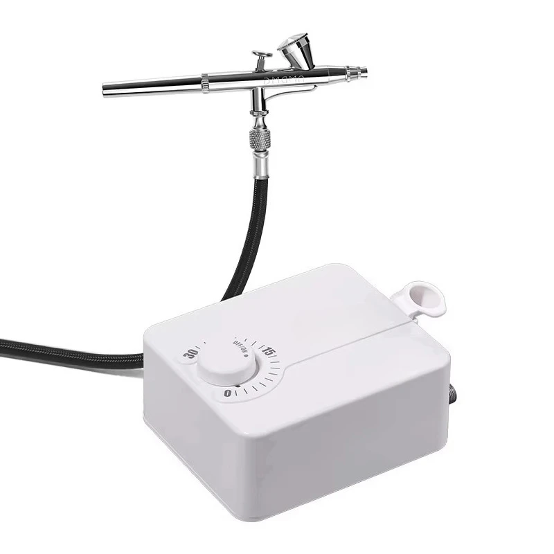Blending Gradient Color Airbrush Nail Polish Glue Spray Gun Air Pump Nail Art Shop Special Nail Tool Basic Packaging