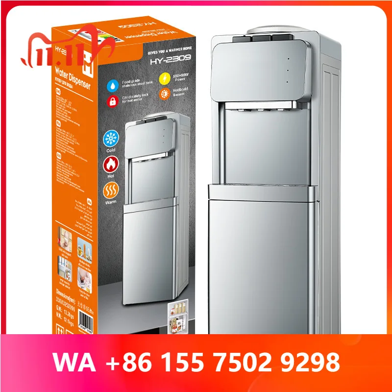 Offi Hot and Cold Water Dispenser—Direct Connected to Water Lines, Hot, Cold, and Warm Water ia Compressor-Based Refrigerat