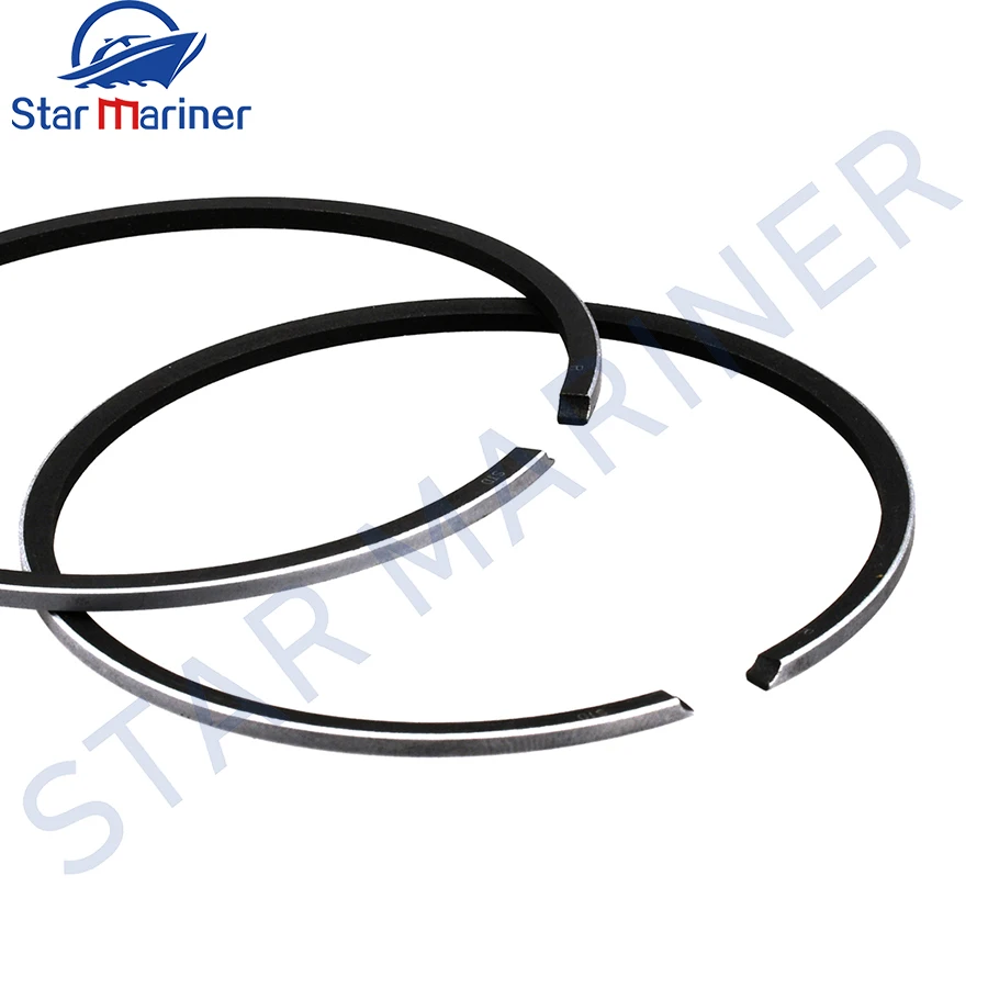 

Комплект поршневых колец лодочного двигателя 61N-11603 STD для подвесного мотора Yamaha 2T 25HP 30HP 61N-11603-00, запасные части