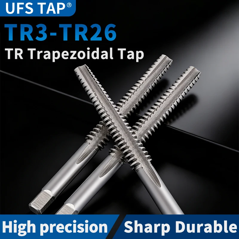 

UFS TAP 1PCS HSS Right/Left Trapezoid TR Taps T3 4 5 6 8 9 10 11 12 13 14 16 17 18 19 20 21 22 23 24 25 26 Screw Threading Taps