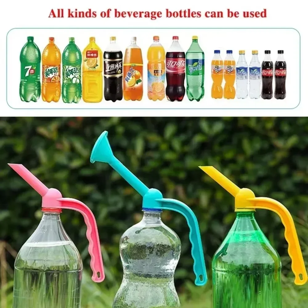 Gardening Handheld Dual-purpose Water Spray Plant Watering Bottle Water Can Top Waterers Shower Seedling Irrigation