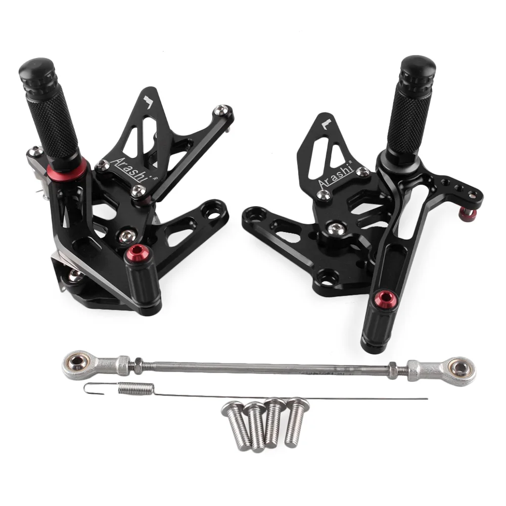 Motorbike Adjustable Rearset Foot Pegs Footrest For Suzuki Hayabusa GSX1300R 1999 -2012 2013 2014 2015 2016 2017 2018 2019 2020