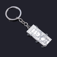 Horror Film Silent Hill Keychain Chained Door Cosplay Rich Personality Pendant Phone Chain Charms Accessories Gift