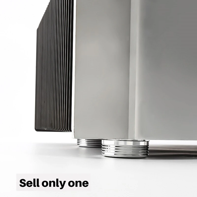 جديد قطر 39 مللي متر ارتفاع 17 مللي متر جودة عالية الألومنيوم مكبر للصوت المتكلم عزل قوس الدوار قدم امتصاص الصدمات قدم