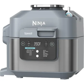 Image Ninja SF301 Speedi Rapid Cooker & Air Fryer, 6-Quart Capacity, 12-in-1 Functions to Steam, Bake, Roast, Sear, Sauté, Slow Cook