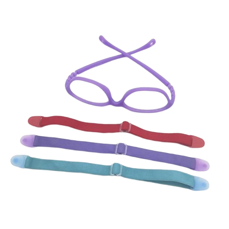 어린이 미끄럼 방지 안경 체인, 조절 가능한 탄성 코드 홀더, 스포츠 끈 스트랩, 끈, 어린이 안경 로프, 페이스 마스크 익스텐더