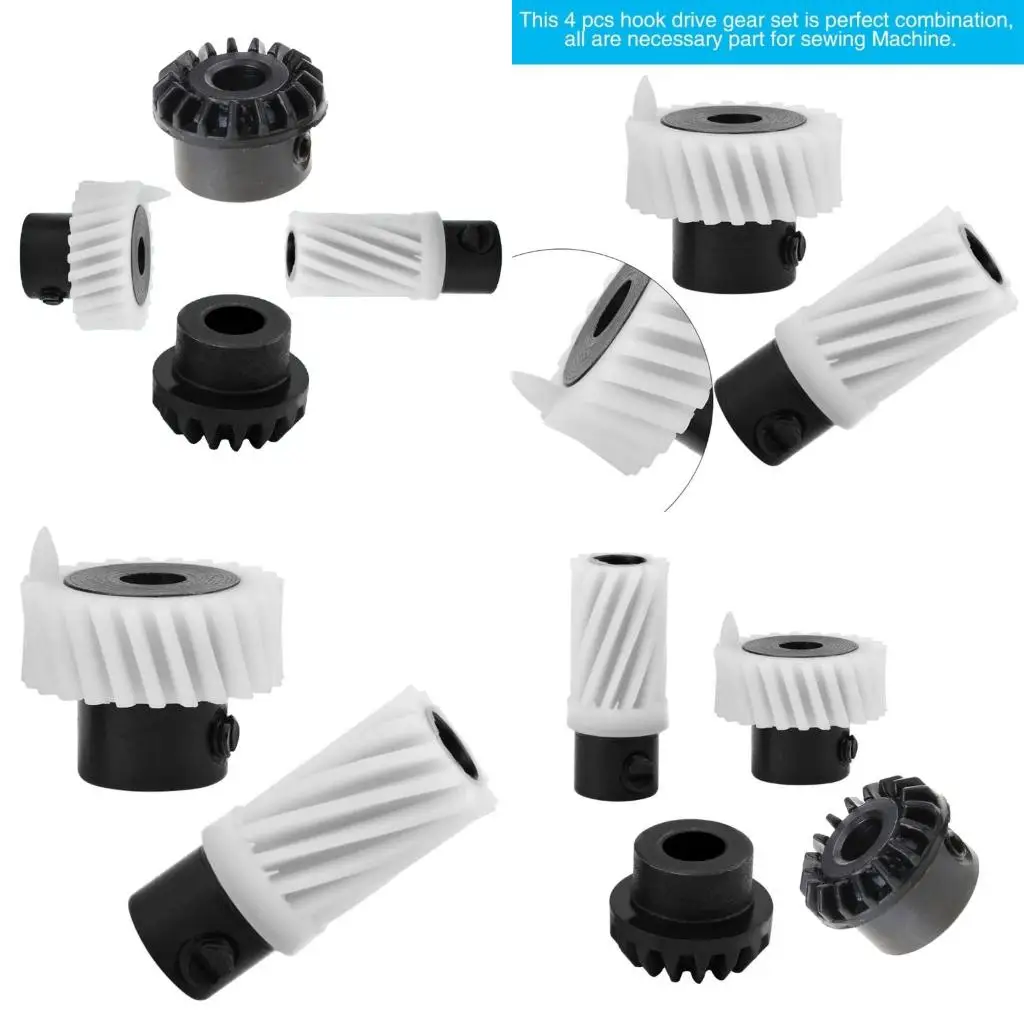 

4 шт./компл. 174488 174491 163997 163328 Сменные шестерни для швейной машины вращающийся крючок коническая шестерня для 513 514