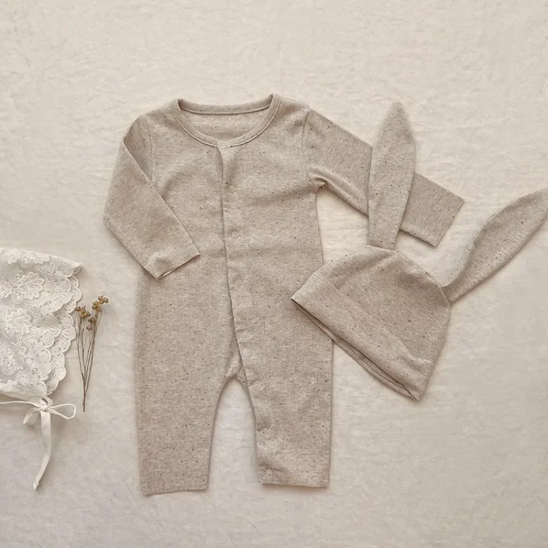 0-24m bebê recém-nascido menino menina roupas de manga longa algodão macacão bonito doce macacão recém-nascido fotografia outfit