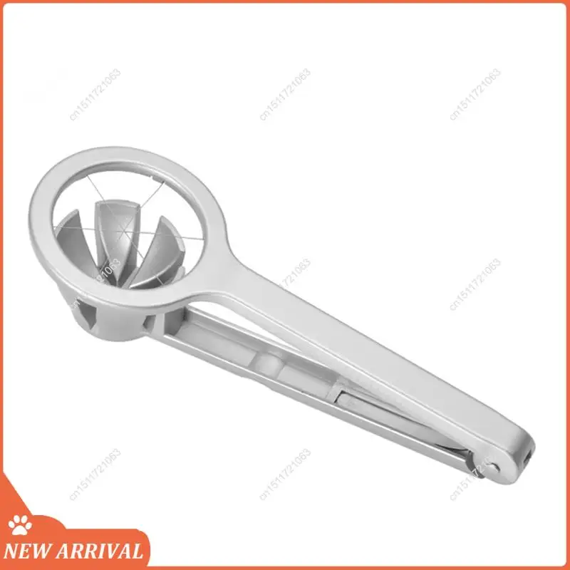 

Emption!Multifunctional Aluminum Egg Cutter Egg Slicer For Preserved Eggs Kitchen Gadget