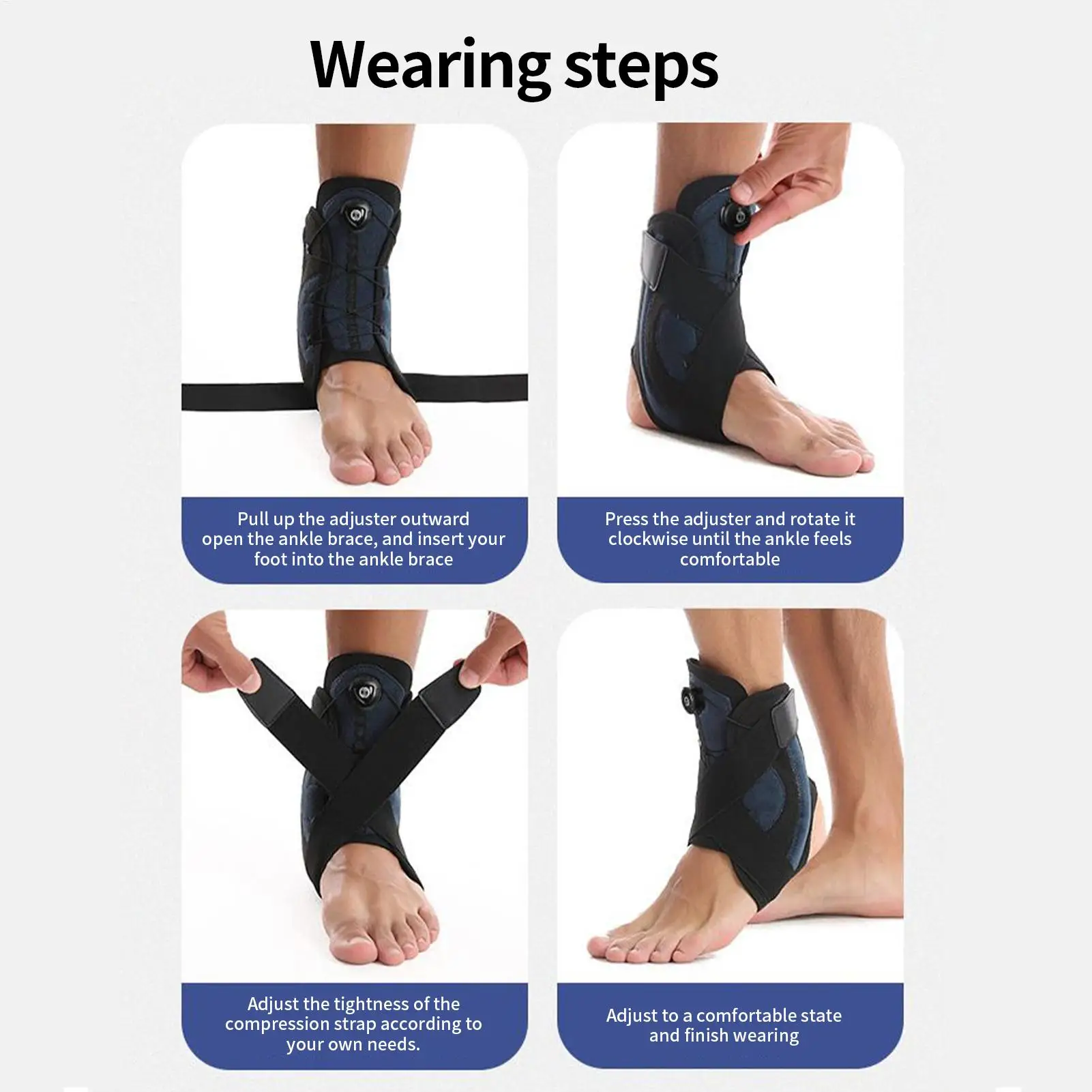 

Бандаж для поддержки лодыжки, спортивный бандаж для лодыжки для женщин, защитный дышащий стабилизатор для ног, фитнес-тренировки, восстановления после травм