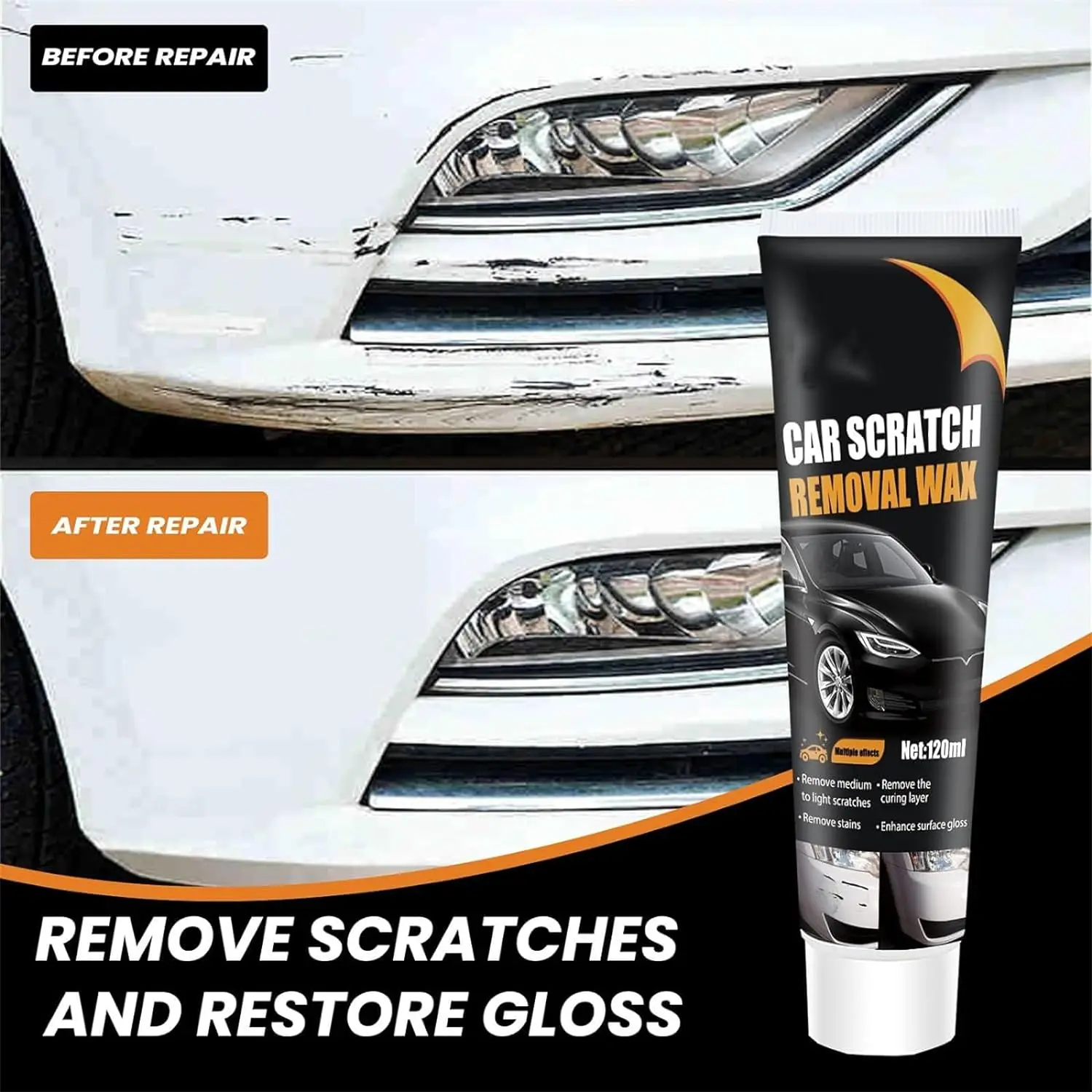 Car Scratch Remover Paint Care Tools Auto Swirl Remover Scratches Repair Polishing Auto Body Grinding Compound Anti Scratch Wax image 4