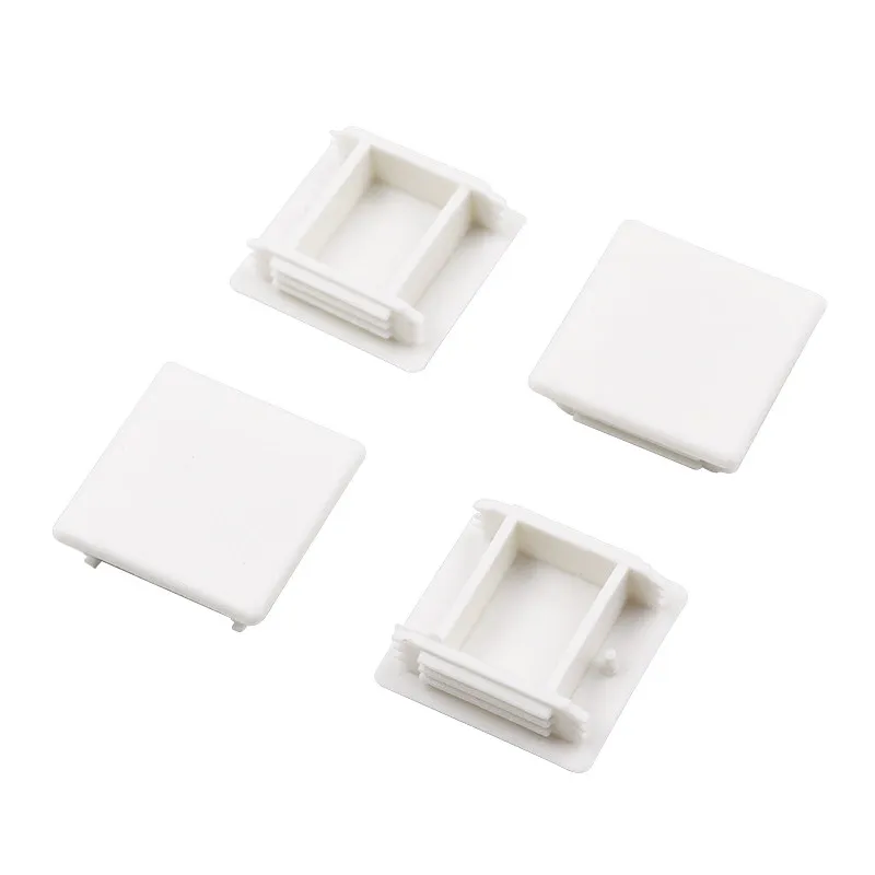 C-shaped Steel End Cap, White Plastic Cover For C-shaped Steel Photovoltaic Bracket Accessories, 41*41/21/52/62