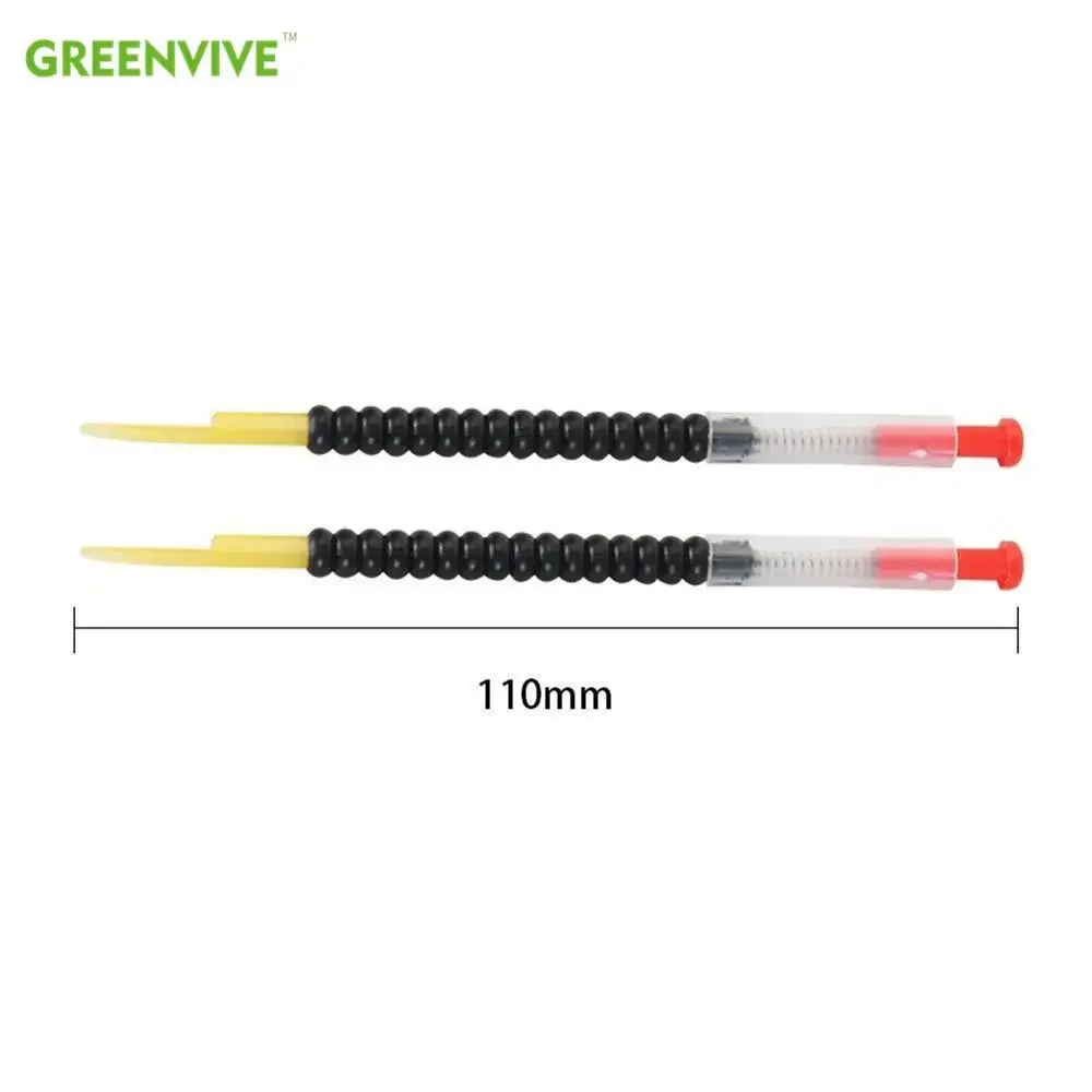 4pcs Eggs Rearing Move Needle Shift Spring Retractable Black Grafting Tool Plastic Bee Queen Equipment Larva Beekeeping Tools