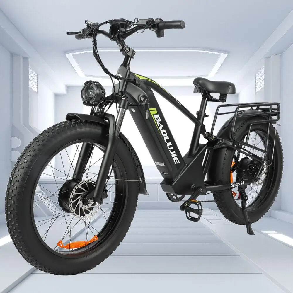 

Electric Motorcycles Bike For Adults Fat Tire Mountain Electric Bicycle, 1000W+1000W Motor 40 Miles Long Range Electric Ebike