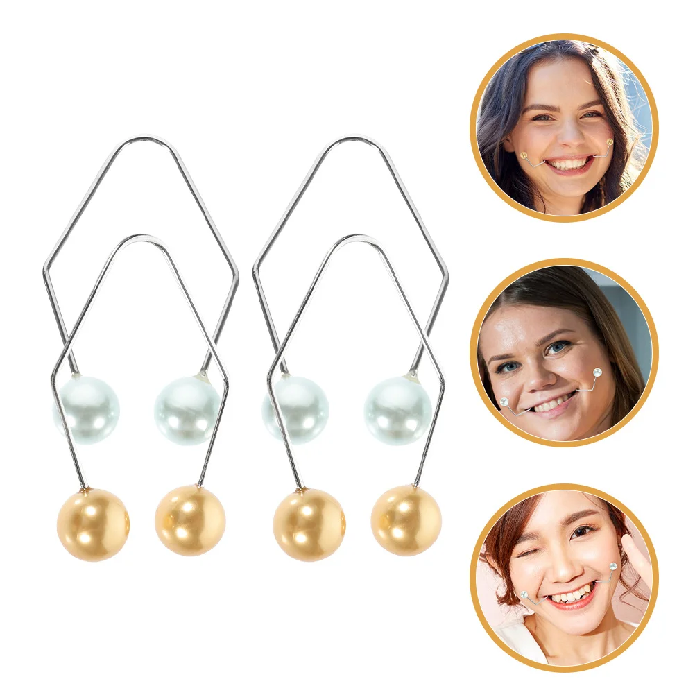 2 أزواج الدمل المدرب الخدين صانع الدمل للوجه النساء المحمولة الصغيرة الوجه التمارين فعالة الوجه مدرب العضلات #2