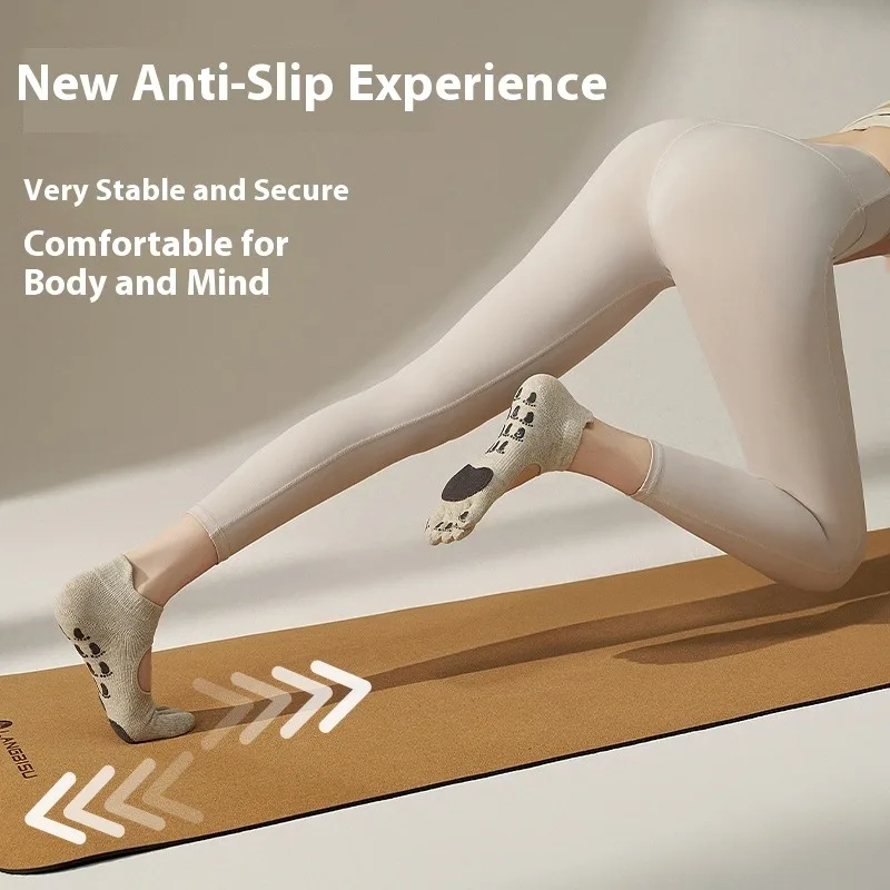 yoga-pilates-meias-especificas-respiravel-algodao-anti-deslizamento-meias-femininas-yoga-cinco-dedos-tubo-curto-esportes-fitness-split-toe-meia