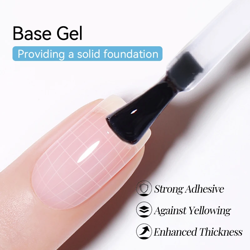 UR SUGAR 15ml Base Gel Top Coat Hema Free Nail Art Design Professionele losweken Langdurige nagelgellak voor UV LED-manicure