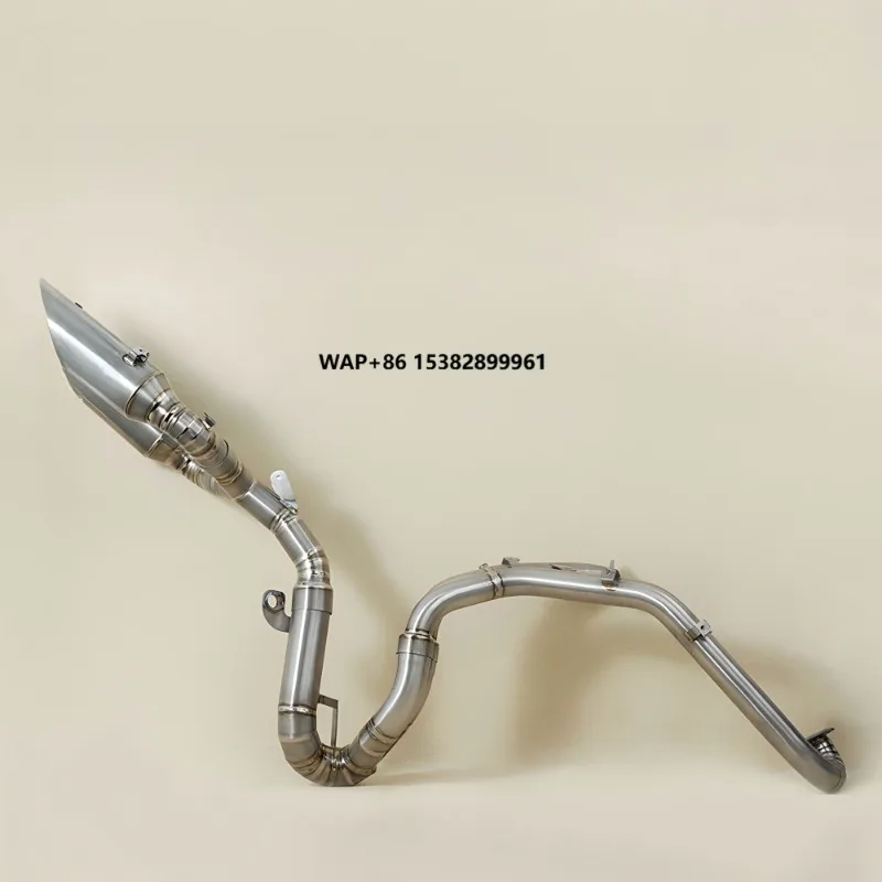 Hacker HYPERMOTARD950SP Titanium Alloy High-position Dual-outlet Pipe Made in China Exhaust