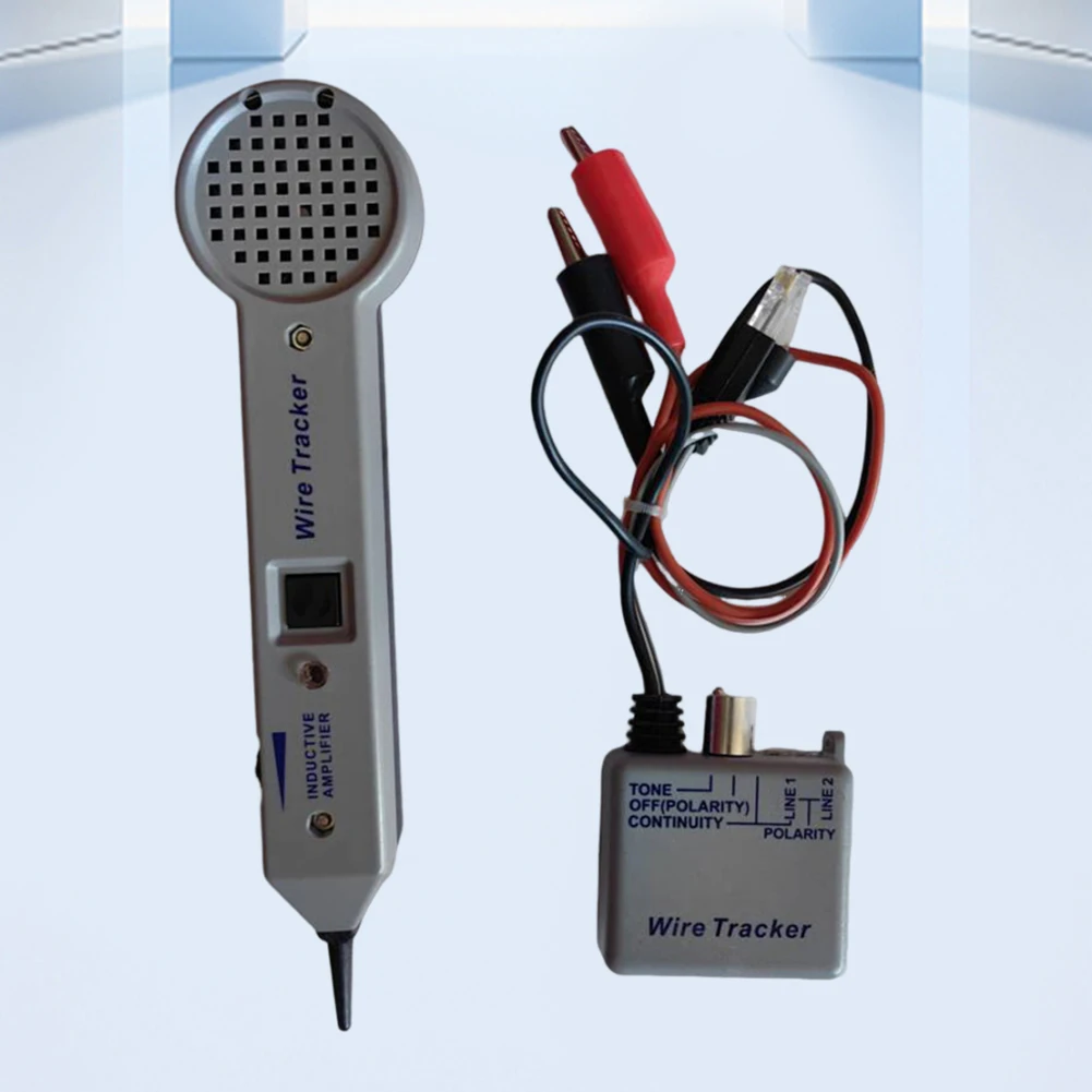 200EP Wires Tone Tracer High Accuracy Cable Toner Detector Finder Tester with Inductive Amplifier Cable and Wire Repair Testing