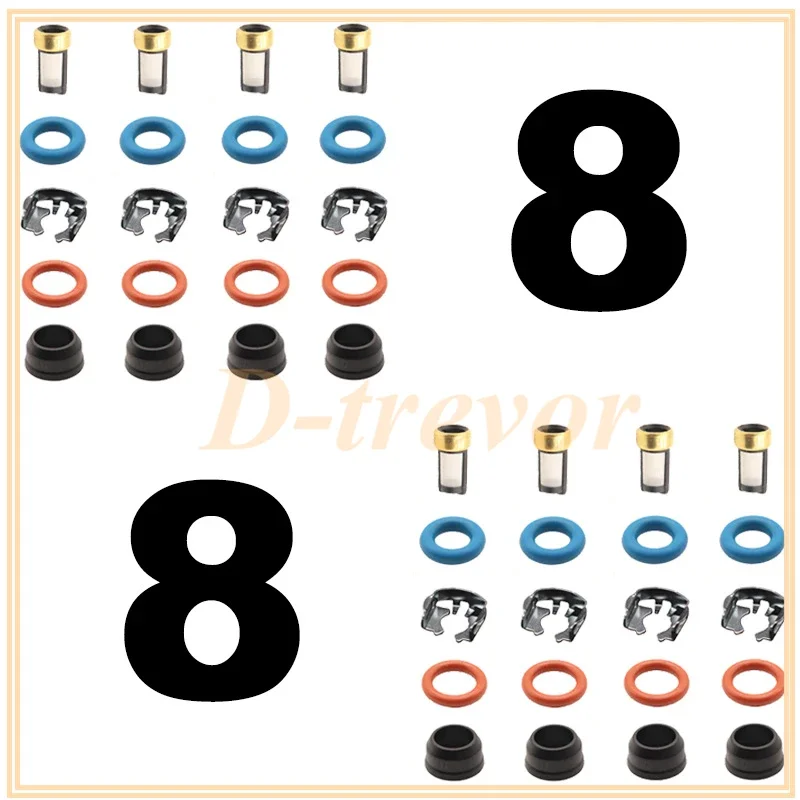 Fuel injector nozzle repair kit for 25317628 For 99 -07 Chevy Silverado Suburban 5.3 25320288