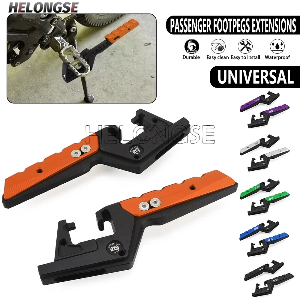 

For KTM 690 SMC 690 SMC-R 690 Enduro 2007-2024 2025 2023 2022 2021 690 EnduroR Passenger Foot Peg Extensions Extended Footpegs