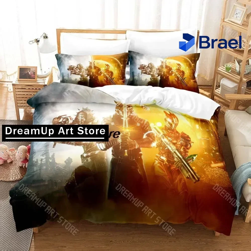 Exquisite 3D Print Destiny 2 Bedding Set Single Twin Full Queen King Size Bed Set Aldult Kid Bedroom Duvetcover Sets Anime Bed S