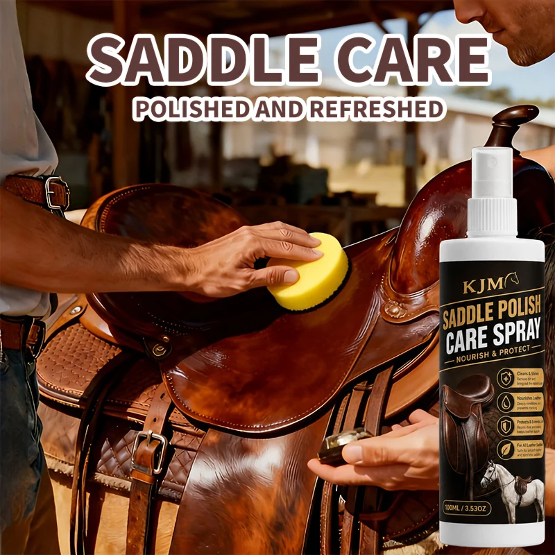 Saddle Care Oil, Leather Conditioner & Maintenance Wax, Softens, Protects And Restores Luster For Saddles, Shoes, Bags,Furniture