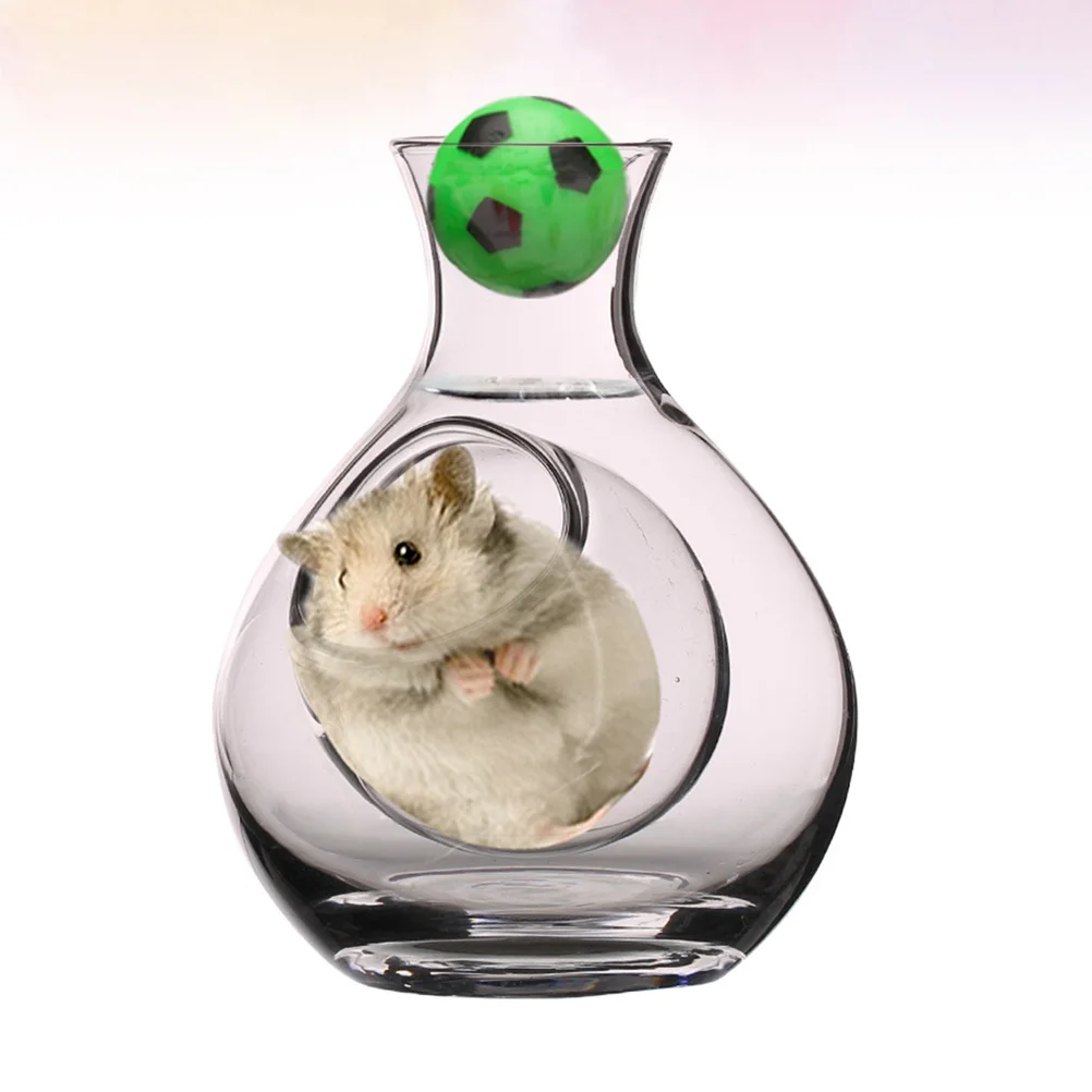 

Heat Cooling Nest Transparent Glass Small Entrance Hamster Nest Thickened Glass Pet Heat Dissipation Pet Supplies