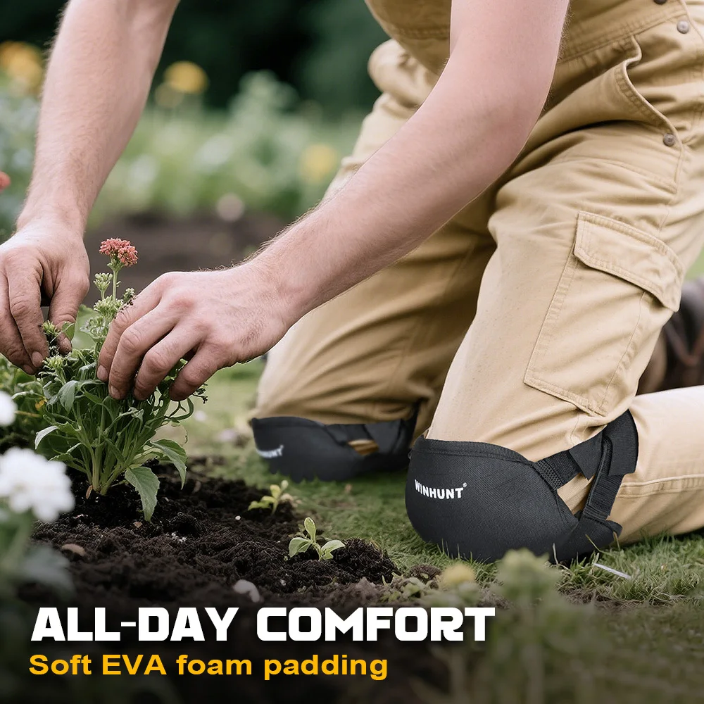 WINHUNT Knee Pads: Perfect For Working On The Ground, Laying Tiles & Flooring - Thick & Wear-Resistant!