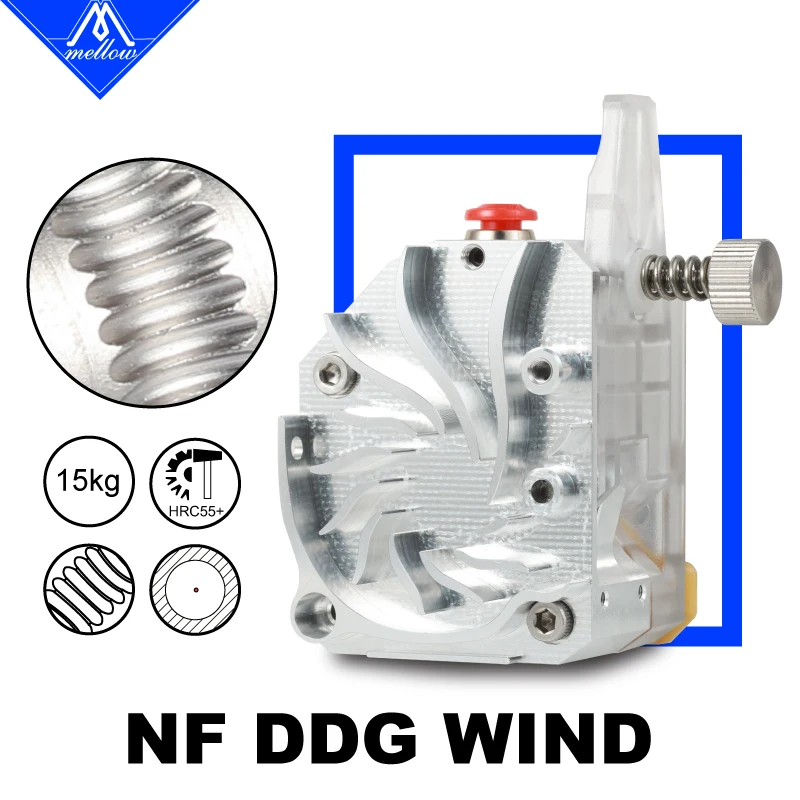 Mellow NF-DDG-WIND V6 podwójny napęd DDG wytłaczarka do prosta instalacja Ender 3 Upgrade krótki dystans drukowanie części drukarki 3D