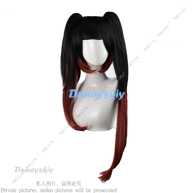 Tokisaki Kurumi Cosplay Costume Wig Ponytails Socks Nightmare Black Court Princess Dress Date a Live Gothic & Lolita Halloween