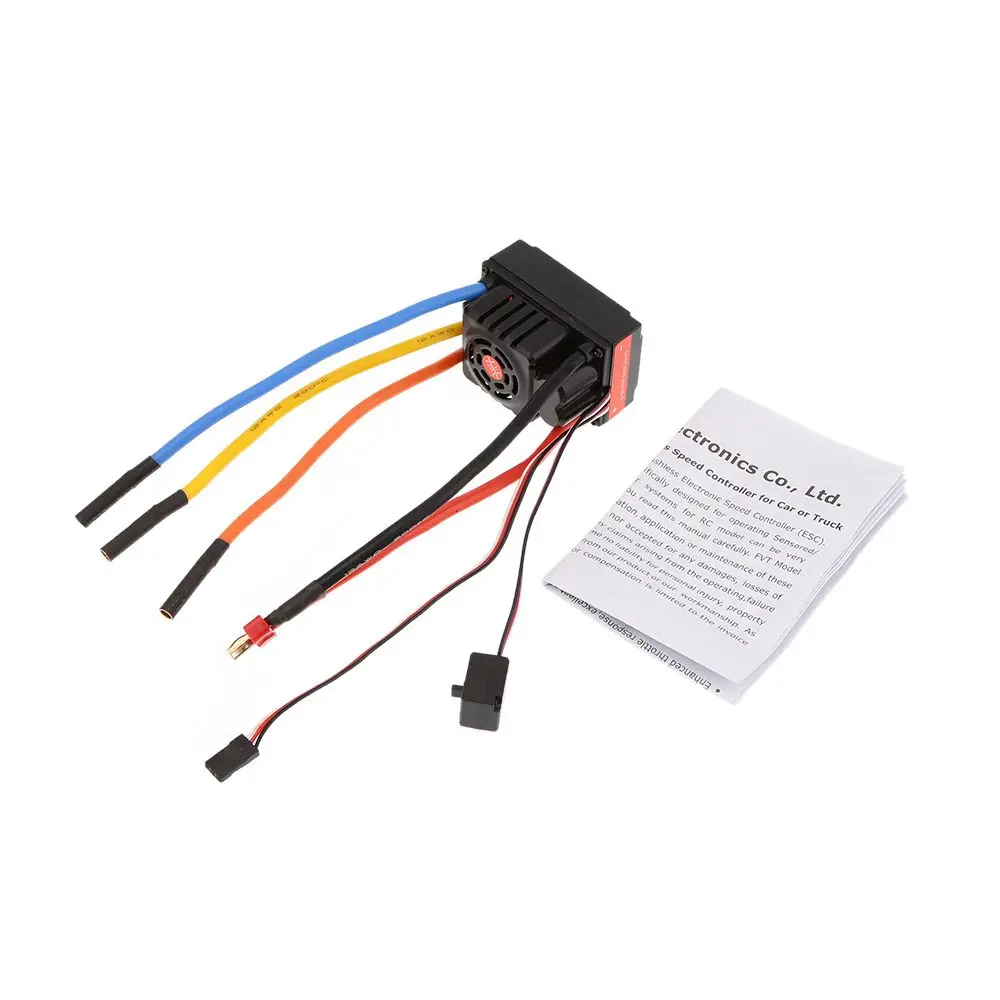 Contrôleur De Vitesse ESC Brushless 120A étanche - Pour Voiture RC 1/8, Support 2-4S LiPo | Avec Ventilateur, Programmable - 2