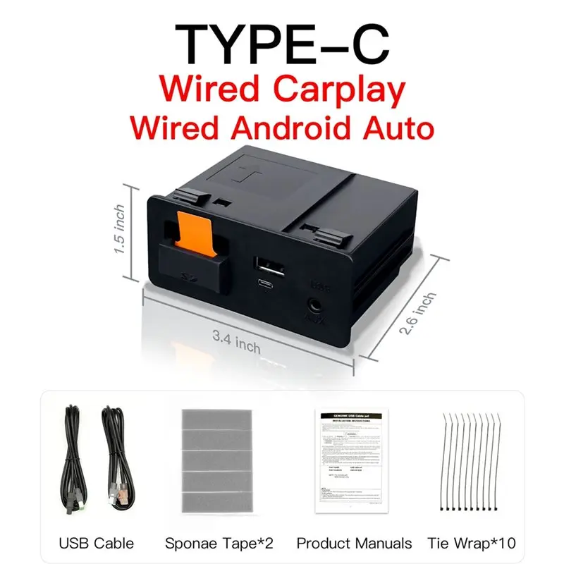 N26R-USB Hub Adapter For Mazda 2 3 6 CX3 CX5 CX8 CX9 MX5 Demio Kit Type C For Retrofit Carplay Android Auto view 2