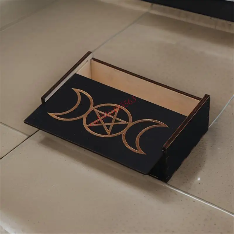

Playings Cards Box Trading Card Case Tarots Storage Can Card Organizers Cards Case Empty Storage Box for Game Cards 448C