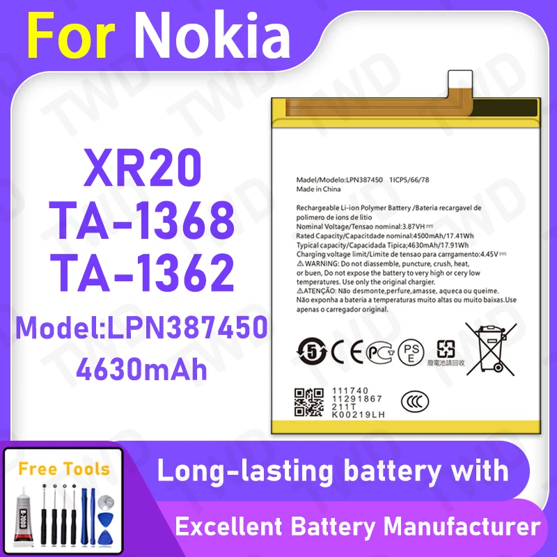 100% New 4630Mah LP…