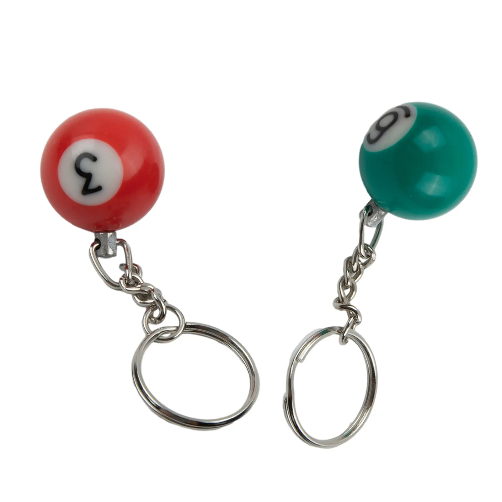 Part KeyChain Functional Professional Resin Small Snooker Billiard Ball Easy To Wear Snooker Cue Beautiful New