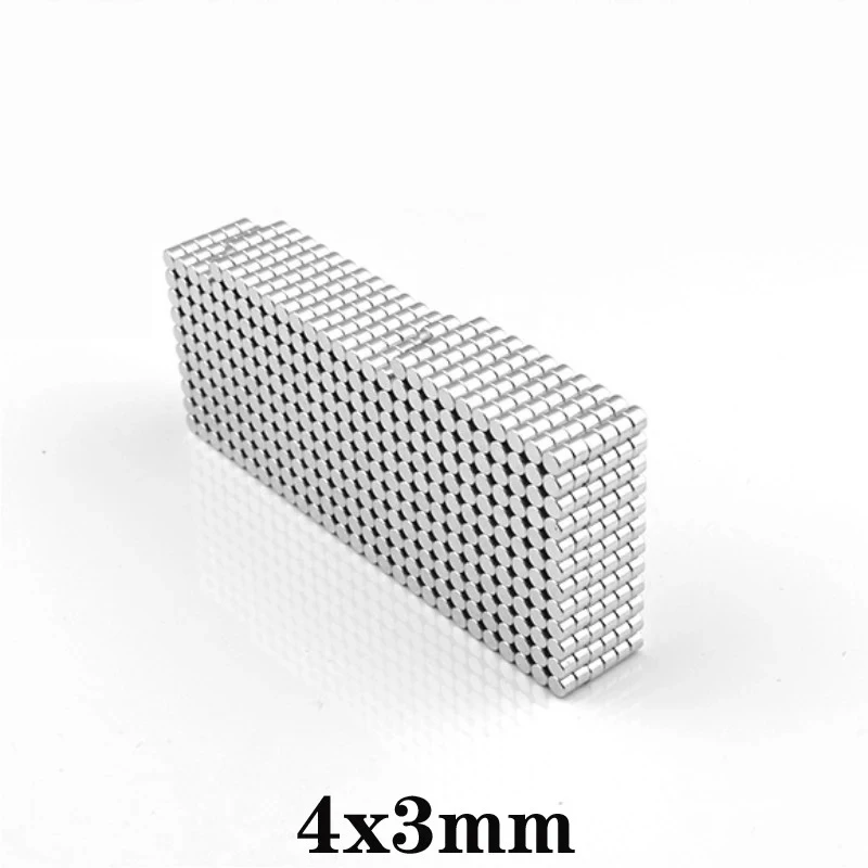 Round Magnet 4x3mm Circular Magnet Refrigerator Decorative Magnetic DIY Used Repeatedly Magnets for Kitchen Organization