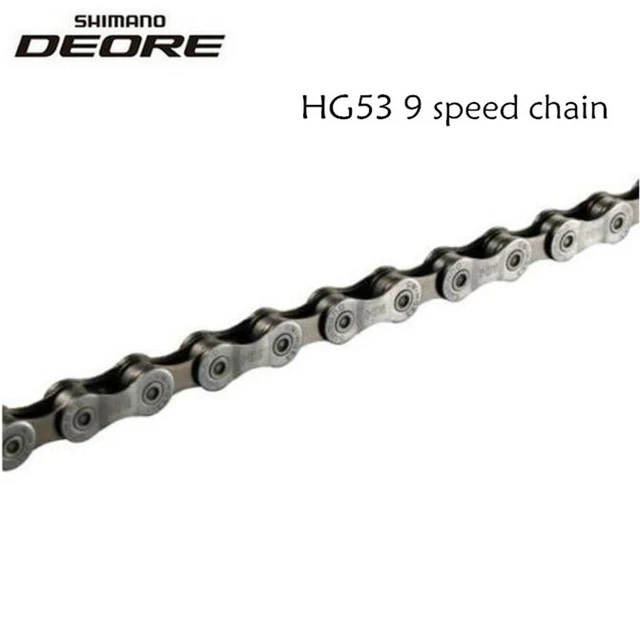 Shimano Alivio HG53 9 Speed Chains CN HG53 Super Narrow HG Bicycle Bike Chain 9 speed 9S 112 links With Box No Box AliExpress