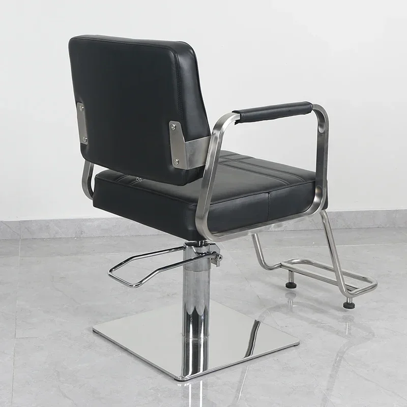 

Hydraulic Hairdressing Chair Barber Stations Furniture Vintage Chairs Saloon Aesthetic Owl Hairdresser Toilet Shop Shampoo Red
