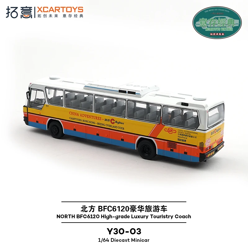 Tuoyi aleación Bfc6120 coche de juguete con Control remoto escala 1/64 autobús turístico de lujo Citybus modelo regalo coleccionable